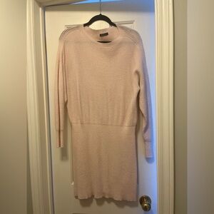 Light pink sweater dress Size L